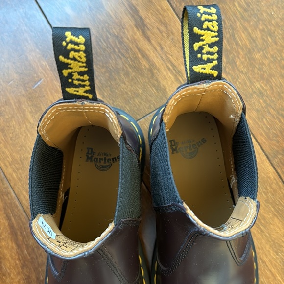 Dr Martens 2976 YS burgandy Unisex Like New w/ box - Picture 10 of 12
